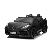 2026 Licensed 24V Chevrolet Corvette C8 Kids Ride On 2 Seater Car, Leather Seat, Rubber Tires