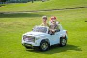 2026 Officially Licensed GMC Sierra 24V Kids Ride On 2 Seater Car, Rubber Tires, Leather Seat With RC