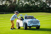 2026 Officially Licensed GMC Sierra 24V Kids Ride On 2 Seater Car, Rubber Tires, Leather Seat With RC