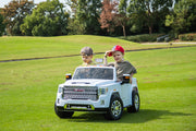 2026 Officially Licensed GMC Sierra 24V Kids Ride On 2 Seater Car, Rubber Tires, Leather Seat With RC