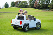 2026 Officially Licensed GMC Sierra 24V Kids Ride On 2 Seater Car, Rubber Tires, Leather Seat With RC