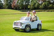 2026 Officially Licensed GMC Sierra 24V Kids Ride On 2 Seater Car, Rubber Tires, Leather Seat With RC