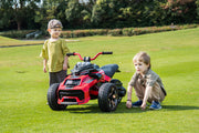 2026 Upgraded 24V Spider Bike Kids Ride On 2 Seater Electric Motorcycle with Exclusive Partner RC