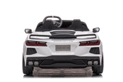 2026 Licensed 24V Chevrolet Corvette C8 Kids Ride On 2 Seater Car, Leather Seat, Rubber Tires