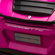 2026 Licensed 24V Chevrolet Corvette C8 Kids Ride On 2 Seater Car, Leather Seat, Rubber Tires