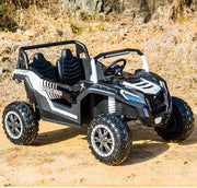 2026 XXL Dune Buggy 24V 2 Seater Kids Ride On Car 4x4 With Remote Control Adjustable Seat Rubber Tires