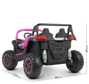 2026 XXL Dune Buggy 24V 2 Seater Kids Ride On Car 4x4 With Remote Control Adjustable Seat Rubber Tires