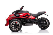 2026 Upgraded 24V Spider Bike Kids Ride On 2 Seater Electric Motorcycle with Exclusive Partner RC