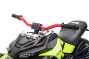 2026 Upgraded 24V Spider Bike Kids Ride On 2 Seater Electric Motorcycle with Exclusive Partner RC