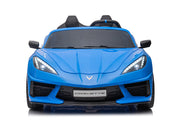2026 Licensed 24V Chevrolet Corvette C8 Kids Ride On 2 Seater Car, Leather Seat, Rubber Tires