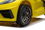 2026 Licensed 24V Chevrolet Corvette C8 Kids Ride On 2 Seater Car, Leather Seat, Rubber Tires