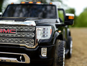 2026 Officially Licensed GMC Sierra 24V Kids Ride On 2 Seater Car, Rubber Tires, Leather Seat With RC