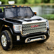 2026 Officially Licensed GMC Sierra 24V Kids Ride On 2 Seater Car, Rubber Tires, Leather Seat With RC