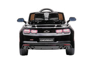 12V Chevrolet Camaro 2SS Kids Ride On One Seater Electric Car with Leather Seat, Rubber Tires and RC