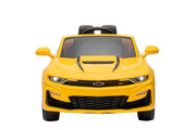12V Chevrolet Camaro 2SS Kids Ride On One Seater Electric Car with Leather Seat, Rubber Tires and RC
