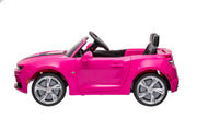12V Chevrolet Camaro 2SS Kids Ride On One Seater Electric Car with Leather Seat, Rubber Tires and RC