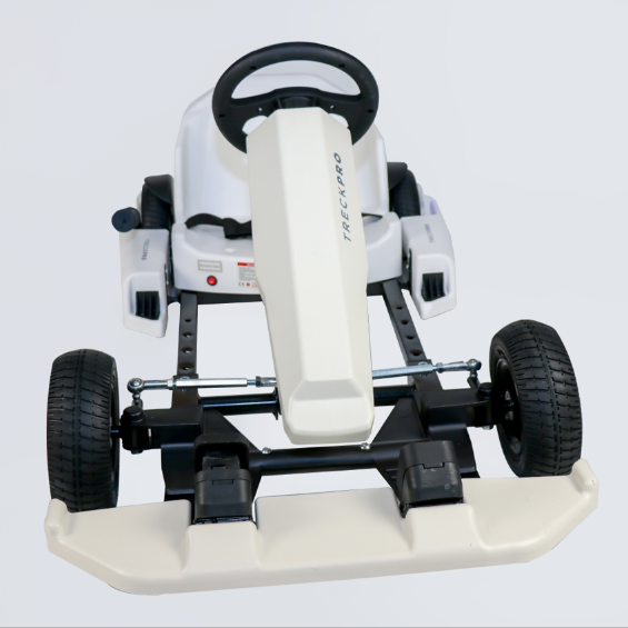 2025 36V Electric Go Kart With Adjustable Seat Comes in White With
