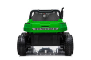 2026 24V Tractor Trailer 6 Wheeler With Dump Cart 2 Seater Kids Ride On Car 4x4 Rubber Tires, Leather Seat With RC
