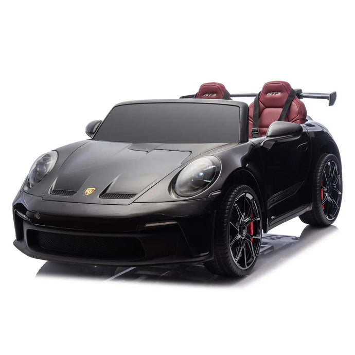 Licensed 24V Porsche 911 GT3 2-Seater Ride-On Car with Upgraded 180W Silent Motors