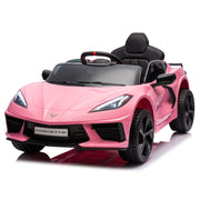 2025 12V Chevrolet Corvette C8  Kids Ride On One Seater Electric Car with RC