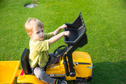 2026 12V Excavator Tractor Trailer Kids Ride On One Seater Electric Truck with RC and Wagon