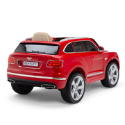 12V Licensed Bentley Bentayga Kids Ride On 1 Seater Car Rubber Tires Leather Seat With RC