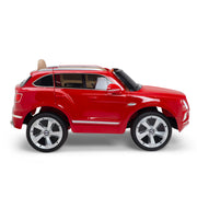 12V Licensed Bentley Bentayga Kids Ride On 1 Seater Car Rubber Tires Leather Seat With RC