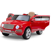 12V Licensed Bentley Bentayga Kids Ride On 1 Seater Car Rubber Tires Leather Seat With RC