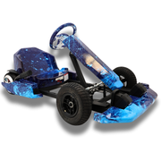 2026 Night Blue Go Kart 36V With Adjustable Seat Goes Up To 14 mph