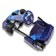 2026 Night Blue Go Kart 36V With Adjustable Seat Goes Up To 14 mph