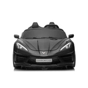 2026 Licensed 24V Chevrolet Corvette C8 Kids Ride On 2 Seater Car, Leather Seat, Rubber Tires
