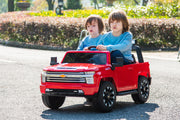 2026 24V Chevrolet Silverado 4x4 2 Seater Kids Ride On Car with RC