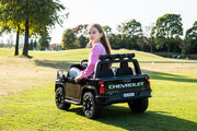 2026 24V Chevrolet Silverado 4x4 2 Seater Kids Ride On Car with RC