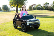 2026 24V Chevrolet Silverado 4x4 2 Seater Kids Ride On Car with RC