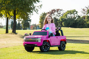 2026 24V Chevrolet Silverado 4x4 2 Seater Kids Ride On Car with RC