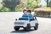 2026 24V Chevrolet Silverado 4x4 2 Seater Kids Ride On Car with RC
