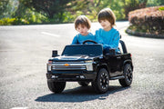 2026 24V Chevrolet Silverado 4x4 2 Seater Kids Ride On Car with RC