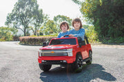 2026 24V Chevrolet Silverado 4x4 2 Seater Kids Ride On Car with RC