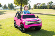 2026 24V Chevrolet Silverado 4x4 2 Seater Kids Ride On Car with RC