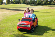 2026 24V Chevrolet Silverado 4x4 2 Seater Kids Ride On Car with RC
