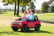2026 24V Chevrolet Silverado 4x4 2 Seater Kids Ride On Car with RC