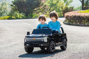 2026 24V Chevrolet Silverado 4x4 2 Seater Kids Ride On Car with RC
