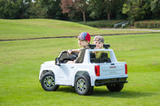 2026 Officially Licensed GMC Sierra 24V Kids Ride On 2 Seater Car, Rubber Tires, Leather Seat With RC