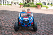 2026 24V Police Dune Buggy 2 Seater Ride On Car, Rubber Tires, Leather Seat With Remote Control