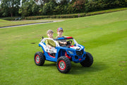 2026 24V Police Dune Buggy 2 Seater Ride On Car, Rubber Tires, Leather Seat With Remote Control