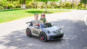 2026 Licensed 24V Porsche 911 GT3 Kids Ride On Car 2 Seater Upgraded 180W Silent Motors