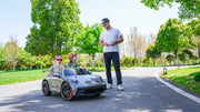 2026 Licensed 24V Porsche 911 GT3 Kids Ride On Car 2 Seater Upgraded 180W Silent Motors