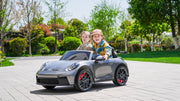 2026 Licensed 24V Porsche 911 GT3 Kids Ride On Car 2 Seater Upgraded 180W Silent Motors