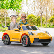 2026 Licensed 24V Porsche 911 GT3 Kids Ride On Car 2 Seater Upgraded 180W Silent Motors