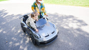 2026 Licensed 24V Porsche 911 GT3 Kids Ride On Car 2 Seater Upgraded 180W Silent Motors